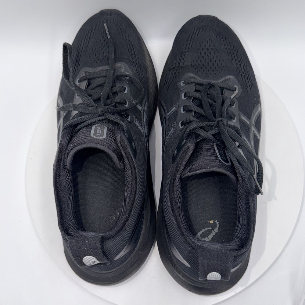 ASICS Gel Kayano 31 Triple Black Athletic Running Sneakers Mens Size 10 Wide - Picture 6 of 8